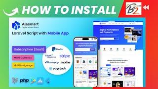 How to Install Alasmart - Digital Product Download Marketplace Laravel Script