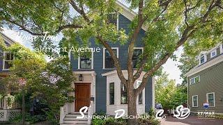 Cambridge MA I House Tour of 22 Fairmont Avenue I Evocative of coastal chic and modern farmhouse.