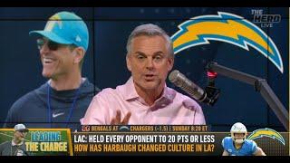 THE HERD | Colin Cowherd STUNNED, Los Angeles Charger Have Become TRUE CONTENDERS With Harbaugh