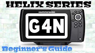 Humminbird Helix 7 , 8 , 9 , 10 , 12 G4N Beginners Tutorial part 1