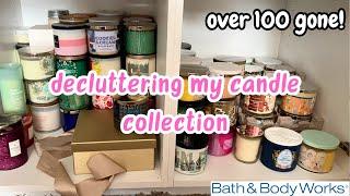 Decluttering my entire candle collection - Bath and body works