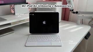 M2 Purple iPad Air Unboxing + Accessories | Procreate Wallpaper Design