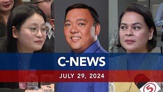 UNTV: C-NEWS | July 29, 2024