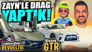 5 Yaşındaki Zayn’le Drag Yaptık! | Lamborghini Revuelto vs Nissan GTR