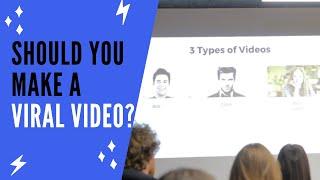 Why You Shouldn't Make a Viral Video