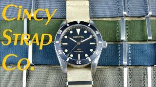 On the Wrist, from off the Cuff: Cincy Strap Co. – SF1 and  SF2 NATO Straps, Which to Choose?