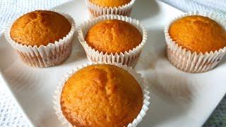 Easy and Fluffy Orange Cupcakes Recipe || Orange cupcakes easy recipe || How to make orange cupcakes