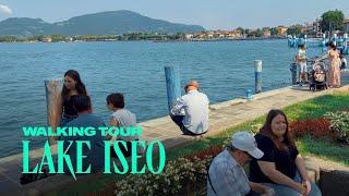 Scenic Lake Iseo, Italy Walking Tour 4K