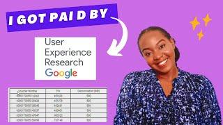 I got paid by GOOGLE User Experience Research Program (I tried it)| Make Money Online