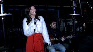 WLKY's Madeline Carter sings at Fete de Noel