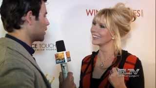 Lisa Gastineau talks wine on the red carpet with SLTV's Aiden Simko