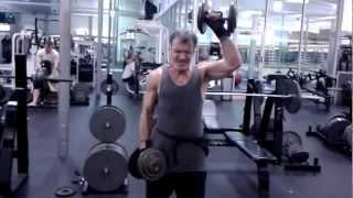 65 year old Army Paratrooper Veteran's Personal Leg & Delt Routine plus Heavy Bag excercises.