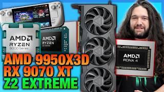 AMD Radeon RX 9070 XT, Ryzen 9950X3D, Z2 Extreme SOC for Ally / Deck, & More