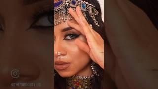 Arabic eye makeup #arabicmakeup #arabic #ashortaday #eyemakeuptutorial