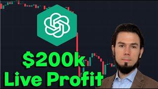 $200,000 Live Profit  Chat GPT  Crypto Trading Bot 