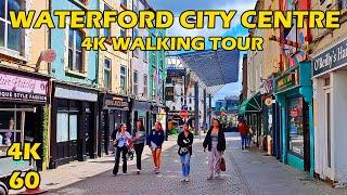 Waterford City Centre Ireland 4K 60 Walking Tour 2024