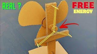 Free Energy Cardboard Ventilator - DIY