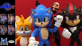 Jakks Pacific SONIC THE HEDGEHOG 3 Sonic, Shadow, Tails, & Ivo Robotnik Movie Figure Reviews