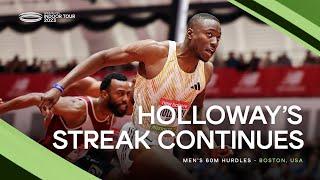 Grant Holloway  storms to world-lead in the 60m hurdles  | World Indoor Tour 2023