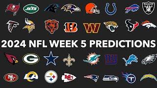 2024 NFL Week 5 Predictions