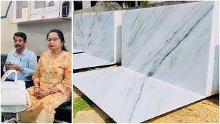 Makrana Albeta Pure White Marble | Pure White Marble With Black Line | यह मार्बल नहीं काँच हैं