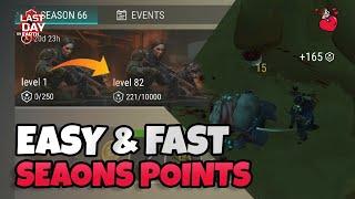 Last Day On Earth - Easy & Faster Way To Level Up Season Points