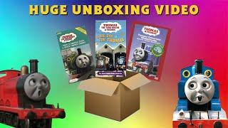 HUGE THOMAS AND FRIENDS DVD/VHS UNBOXING