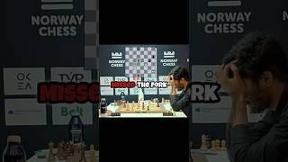 The moment when Gukesh lost Norway chess 2025 #gukesh #caruana #magnuscarlsen #chess