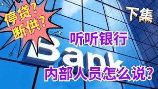 中国楼市烂尾楼掀起停贷和断供潮,听听银行内部专业人员怎么说?技术型断供可行吗?第二期