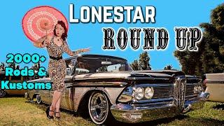 Austin Texas Largest Classic Car Show [Lonestar Round Up] American Kustom Kulture Traditional Custom