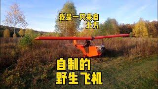 这是一架野生的自制飞机！#pchelka #ultralight