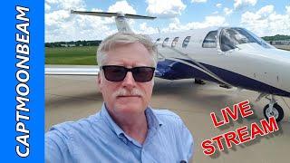 Aviation Live Stream 7 Corporate Pilot Captmoonbeam