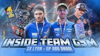 INSIDE TEAM GSM PLUIE DE TROPHÉES à Lyon & VOL de PODIUM au GP d'ABU DHABI  (SX tour + WSX)