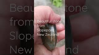 beautiful polished stone from Slopepoint New Zealand