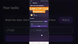 LUNA & UST Crash Explained 2 | Tapswap Video Code | Code Tapswap Today | Code Tapswap Daily Video