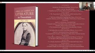 African American Literature in Transition - the online launch