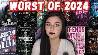 The WORST BOOKS of 2024