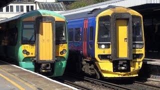 4K: Trains at Southampton Central Station | 05.05.2016