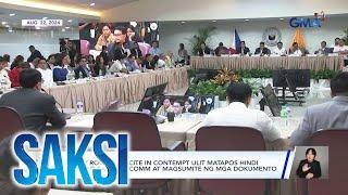 Harry Roque, na-cite in contempt ulit matapos hindi dumalo sa quad comm at magsumite ng... | Saksi