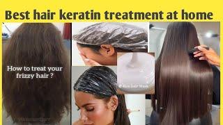 keratin hair treatment at home|keratin hair mask for dry damage hair| home#fouzia,stips#hair#