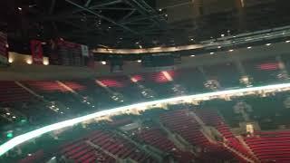 inside the Moda Center portland oregon ... Section 321 Row F  Seat 4