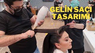 HOW TO DESIGN THE BRIDE HAIR BALL? - [Serkan Karayılan] How to Make a Bridal Head?