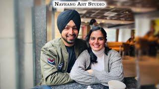 Manpreet With Natasha | Engagement Party | Navrang Art Studio