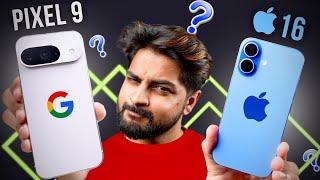 Pixel 9 Vs iPhone 16 Full Comparison in Hindi | Mohit Balani