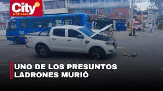 Conductor embistió a señalados ladrones tras presunto fleteo en Kennedy | CityTv