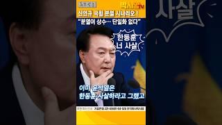 신인규 국힘 분열 시나리오 분석!“분열이 상수… 단일화 없다”