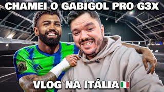 GAULES CONVIDA GABIGOL PRO G3X?? VLOG #4 ITALIA KINGS WORLD CUP NATIONS