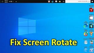 How to Fix Screen Rotation In Windows 10