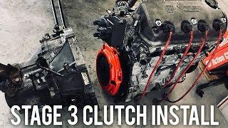 STAGE 3 CLUTCH & LIGHTWEIGHT FLYWHEEL INSTALL | Project Civic EG