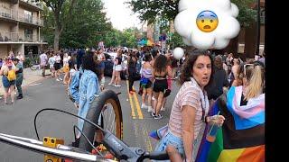 WE WHEELIED THROUGH PRIDE FESTIVAL (*SUPER CLOSE CALLS*)